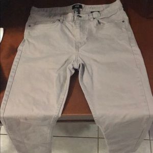 Gray jeans